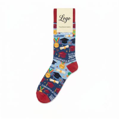 Custom Graduation Memory Print Socks - Detail A
